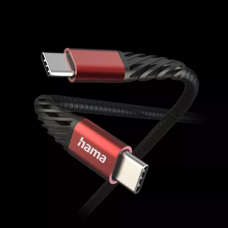 Cavo USB Hama Extreme USB 2.0 1,5 m USB-C nero, rosso