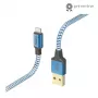 Cavo Hama Reflective 1,5 m blu Lightning a USB A 2,4 A