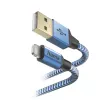 Cavo Hama Reflective 1,5 m blu Lightning a USB A 2,4 A