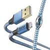Cavo Hama Reflective 1,5 m blu Lightning a USB A 2,4 A