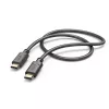 Cavo di ricarica Hama, USB-C - USB-C, 1 m, nero