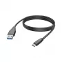 Cavo USB Hama 00201597 USB 2.0 3 m USB C USB A nero