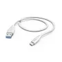 Cavo USB Hama 00201596 USB 2.0 1,5 m USB A USB C bianco