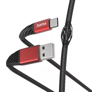Cavo USB Hama Extreme USB 2.0 1,5 m USB A USB C nero, rosso