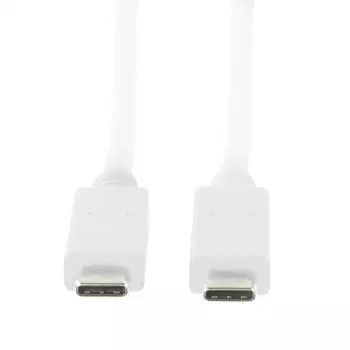 Cavo USB LogiLink CU0131 USB 3.2 Gen 2 1m USB C bianco
