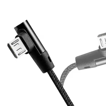 Cavo USB LogiLink CU0142 USB 2.0 0,3 m USB A Micro-USB B nero