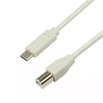 LogiLink CU0160 cavo USB 2.0 da USB-C a USB-B, 1 m, grigio