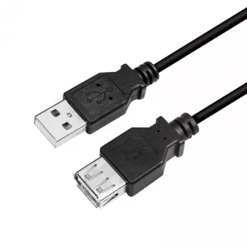 Cavo USB LogiLink CU0012B 5m USB 2.0 A a A nero