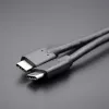 Qoltec 52352 cavo da USB-C a USB-C, USB 3.1, 5 Gbit/s, 2,5 m, nero