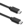 Qoltec 52352 cavo da USB-C a USB-C, USB 3.1, 5 Gbit/s, 2,5 m, nero