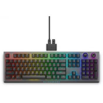 Tastiera Alienware Tri-Mode AW920K gaming USB + RF wireless + Bluetooth grigio