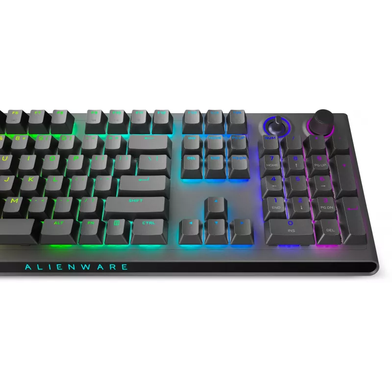 Tastiera Alienware Tri-Mode AW920K gaming USB + RF wireless + Bluetooth grigio