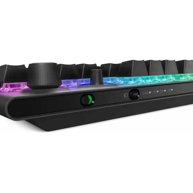 Tastiera Alienware Tri-Mode AW920K gaming USB + RF wireless + Bluetooth grigio