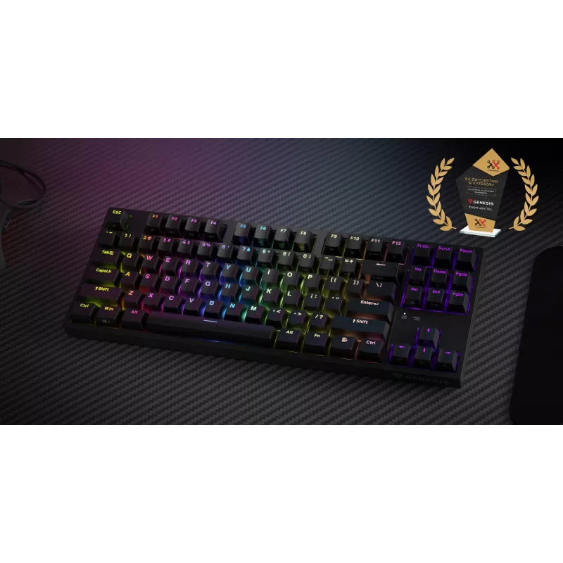 Tastiera GENESIS Thor 404 TKL gaming USB QWERTY US International nero
