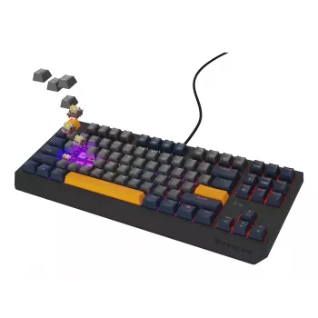 Tastiera GENESIS Thor 230 TKL gaming USB QWERTY inglese blu