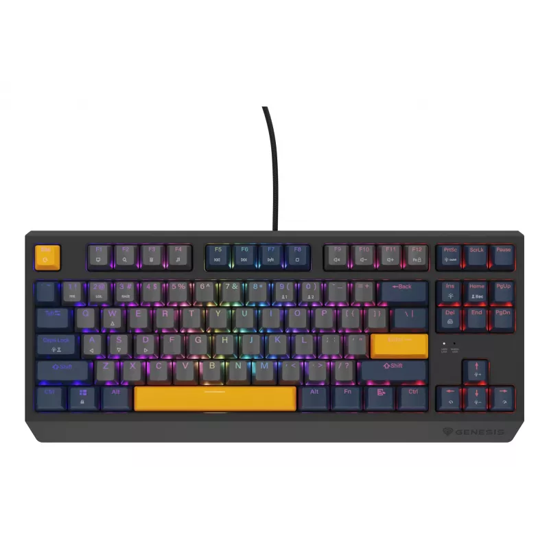 Tastiera GENESIS Thor 230 TKL gaming USB QWERTY inglese blu