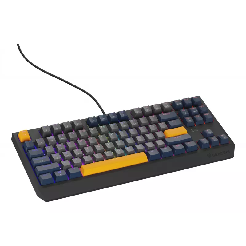 Tastiera GENESIS Thor 230 TKL gaming USB QWERTY inglese blu