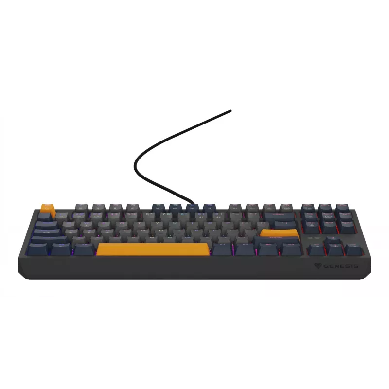 Tastiera GENESIS Thor 230 TKL gaming USB QWERTY inglese blu