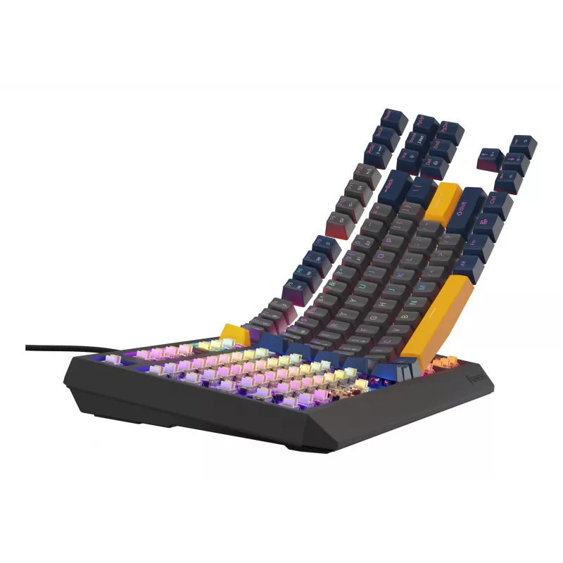 Tastiera GENESIS Thor 230 TKL gaming USB QWERTY inglese blu