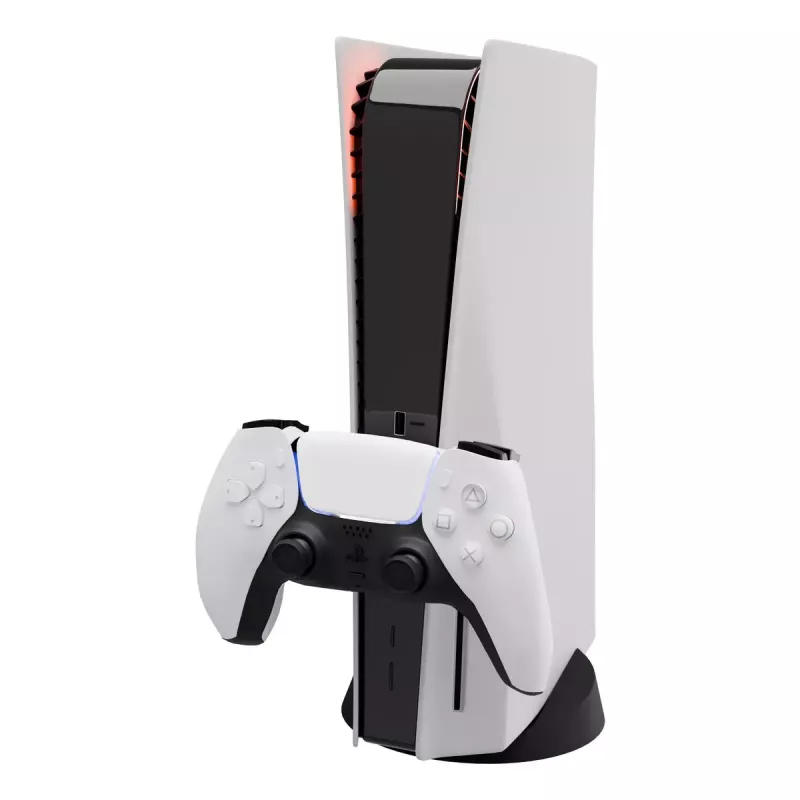 Sistema di ricarica GENESIS Tin 300 con filo nero bianco per PlayStation 5