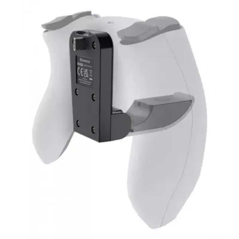 Sistema di ricarica GENESIS Tin 300 con filo nero bianco per PlayStation 5
