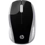 Mouse wireless HP 200 (Pike Silver), ambidestro, ottico, RF Wireless, 1000 DPI, argento