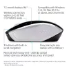 Mouse wireless HP 200 (Pike Silver), ambidestro, ottico, RF Wireless, 1000 DPI, argento