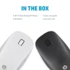 Mouse Bluetooth HP 410 sottile argento, ambidestro, Bluetooth, 2000 dpi, argento