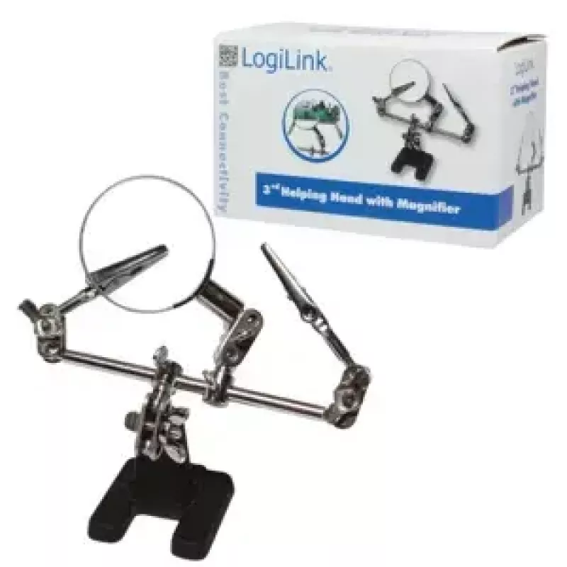 Lente d'ingrandimento LogiLink WZ0034 nero acciaio inox