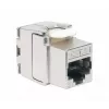 Keystone jack RJ-45 schermato senza attrezzi Intellinet Cat8.1 40G argento