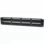 Patch panel Intellinet, Cat6, UTP, 48 porte, 2U, nero