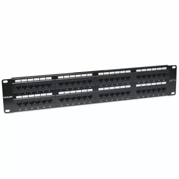 Patch panel Intellinet, Cat6, UTP, 48 porte, 2U, nero