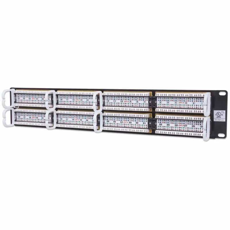 Patch panel Intellinet, Cat6, UTP, 48 porte, 2U, nero