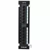 Patch panel Intellinet, Cat6, montaggio a parete, UTP, 12 porte, nero