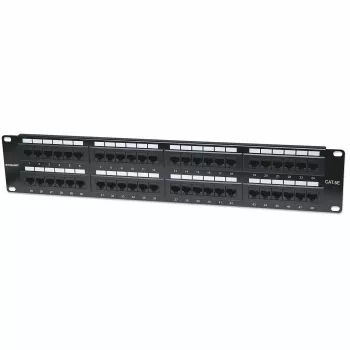Patch panel Intellinet, Cat5e, UTP, 48 porte, 2U, nero