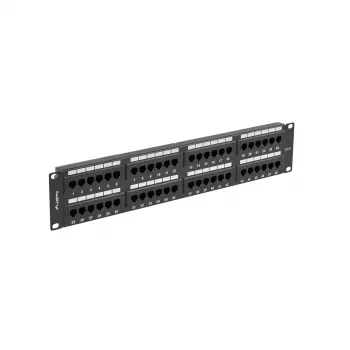 Accessorio rack Lanberg PPU6-2048-B 19 pollici 2U 48 porte