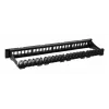 Patch panel modulare Techly 24 posti UTP con moduli estraibili 1HE nero