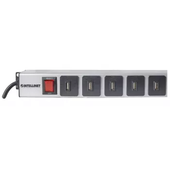 Unità di distribuzione di alimentazione Intellinet montaggio verticale su rack 16 porte USB-A
