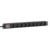 PDU Intellinet 19 pollici 1U rack 9 prese 16A on/off cavo di alimentazione 2 m