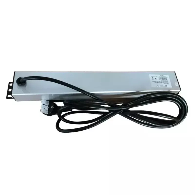 Ciabatta (PDU) Techly I-CASE STRIP-16SH 6 uscite AC 1.5HE nero, argento