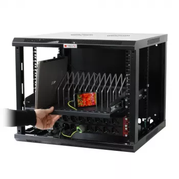 Mensola per rack Techly I-CABINET-TRAY14BK nero 4U 19 pollici