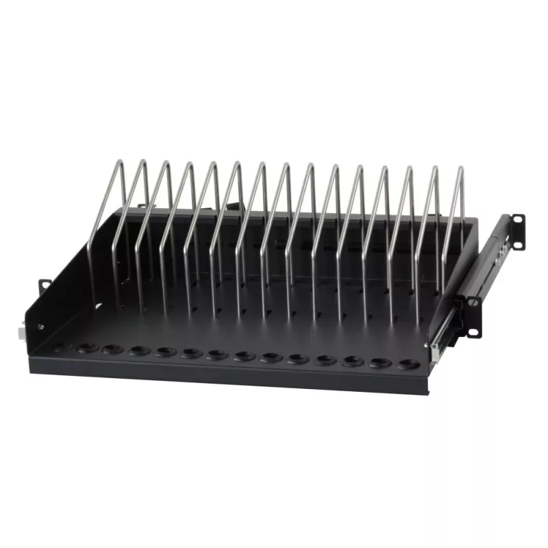 Mensola per rack Techly I-CABINET-TRAY14BK nero 4U 19 pollici