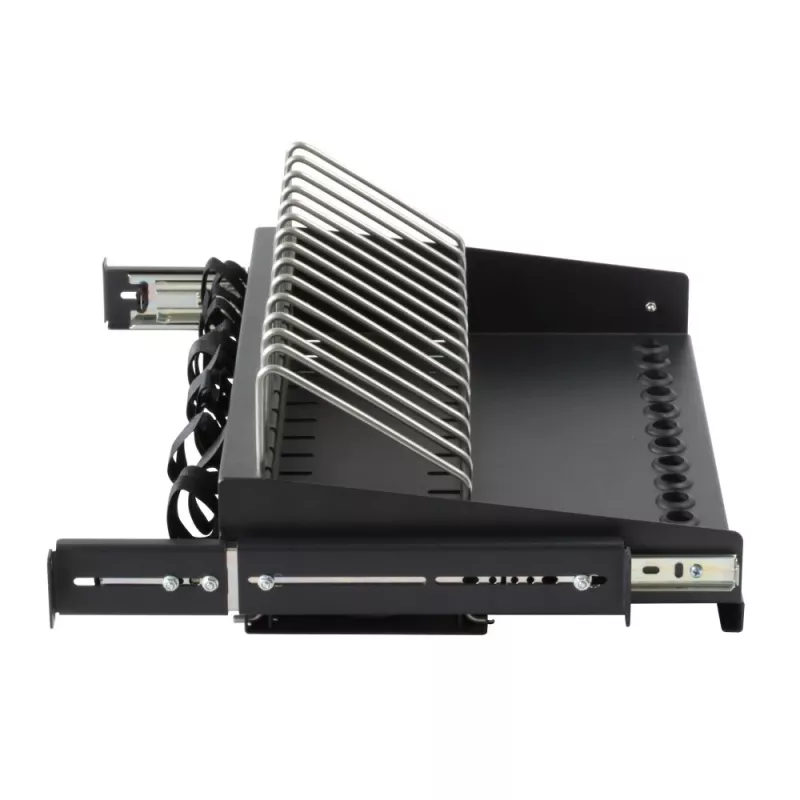 Mensola per rack Techly I-CABINET-TRAY14BK nero 4U 19 pollici