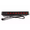 Ciabatta Techly 8 prese rack 19 pollici con 8 interruttori ON/OFF 1,5HE