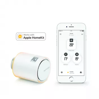 Netatmo NAV-EN valvola termostatica smart aggiuntiva, bianco