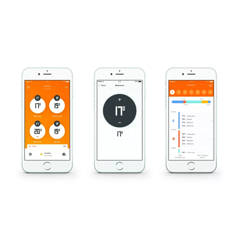 Netatmo NAV-EN valvola termostatica intelligente aggiuntiva per radiatore, bianca