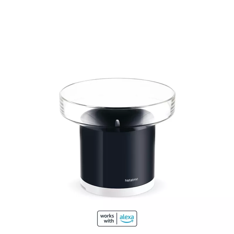 Netatmo pluviometro smart, batteria, AAA, 1,5 V, 130 mm, 130 mm, 110 mm