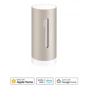 Stazione meteo digitale Netatmo NIM-S Sand — termometro interno, igrometro, qualità dell'aria, alimentazione a batteria (AAA)