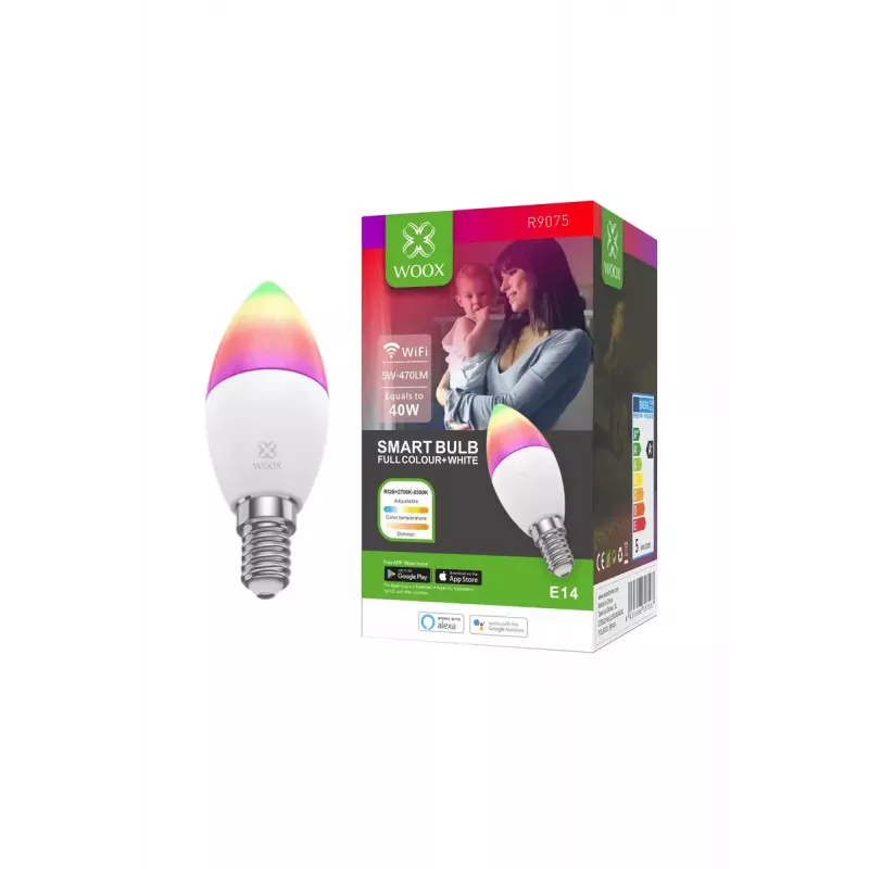 Lampadina smart WOOX R9075 Wi-Fi 5 W bianco
