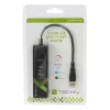 Techly IDATA-USB-ETGIGA-3U2 (105803) adattatore da USB 3.0 a Gigabit Ethernet con hub USB 3.0 a 3 porte, USB-A, RJ45, alluminio